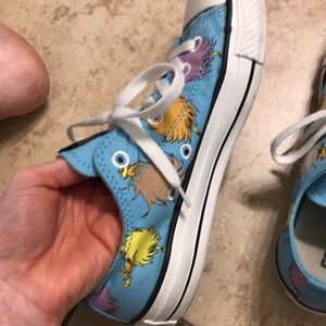 These are special edition Converse, Dr. Seuss the Lorax!